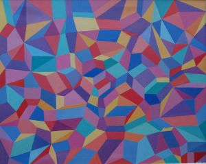 Geometrijska apstrakcija44 100x80 cm